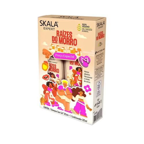 Shampoo + Condicionador Skala 325ml Raizes Do Morro Shampoo + Condicionador Skala 325ml Raizes Do Morro