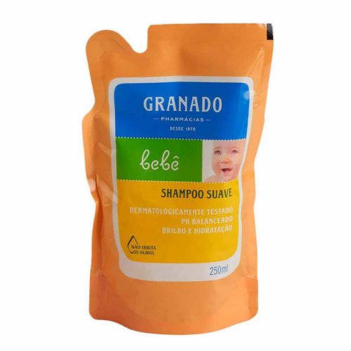 Shampoo Infantil Granado Bebê Refil 250ml Tradicional Shampoo Infantil Granado Bebê Refil 250ml Tradicional