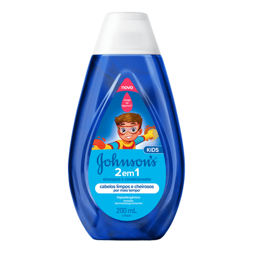 Shampoo e Condicionador Johnson's Kids 2 Em 1 200ml