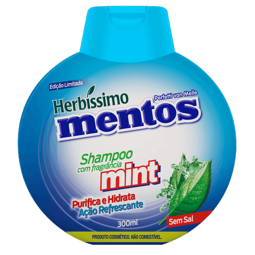 Shampoo Herbissimo Mentos 300ml Mint (LN) Shampoo Herbissimo Mentos 300ml Mint (LN)