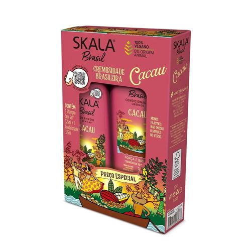Shampoo + Condicionador Skala 325ml Cacau Shampoo + Condicionador Skala 325ml Cacau