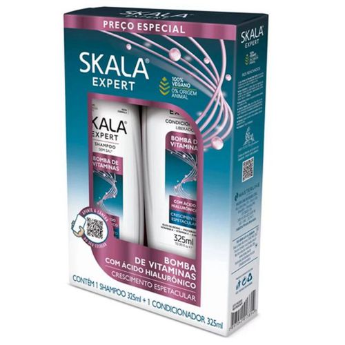 Shampoo + Condicionador Skala 325ml Bomba De Vitaminas Shampoo + Condicionador Skala 325ml Bomba De Vitaminas