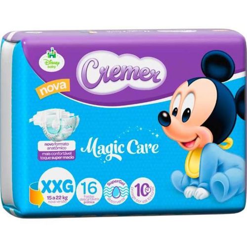 Fralda Descartável Cremer Magic Care Jb Xxg 16 Unidades