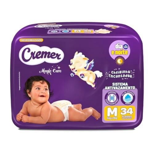 Fralda Descartável Cremer Mc Economica M 34Un
