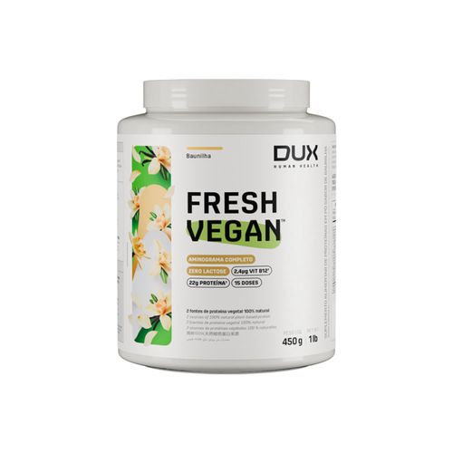FRESHVEGAN BAUNILHA - POTE 450 g Sabor Baunilha 450g FRESHVEGAN BAUNILHA - POTE 450 g Sabor Baunilha 450g