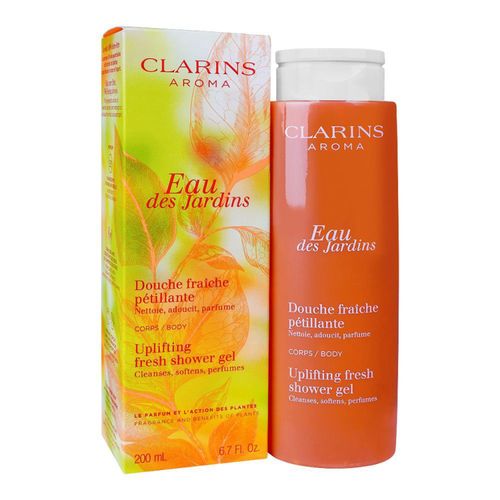 Clarins Eau des jardins Uplifting Fresh Shower Gel 200ml