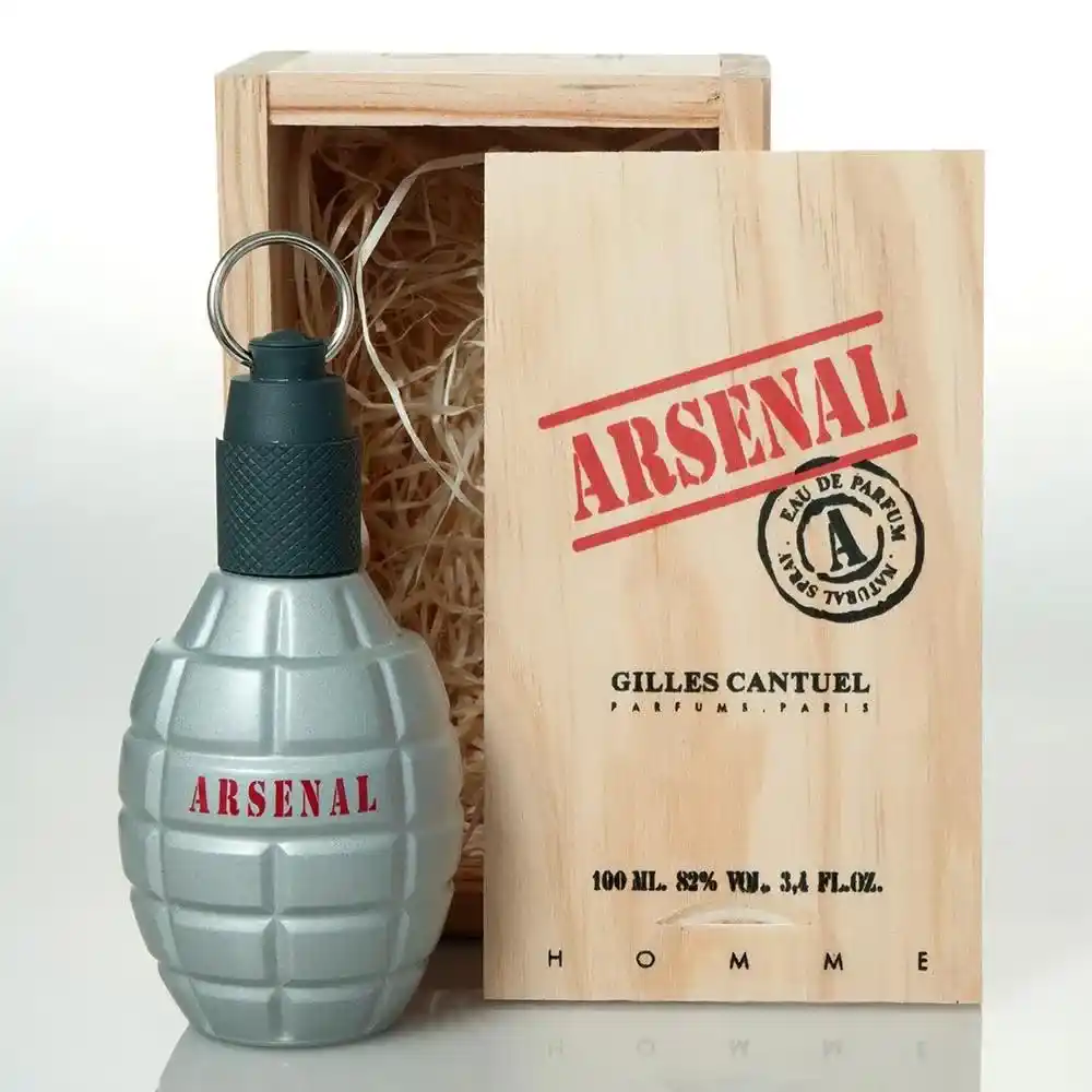 Arsenal Grey Gilles Cantuel Eau de Parfum 100ml - Cinza