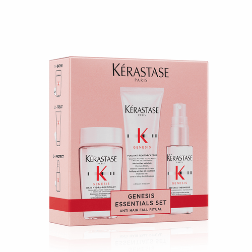 Kérastase Genesis Kit - Shampoo Antiqueda + Condicionador + Protetor Térmico Kit Kérastase Genesis Kit - Shampoo Antiqueda + Condicionador + Protetor Térmico Kit