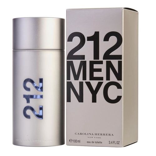 212 Men Carolina Herrera Eau de Toilette - Perfume Masculino 100ml