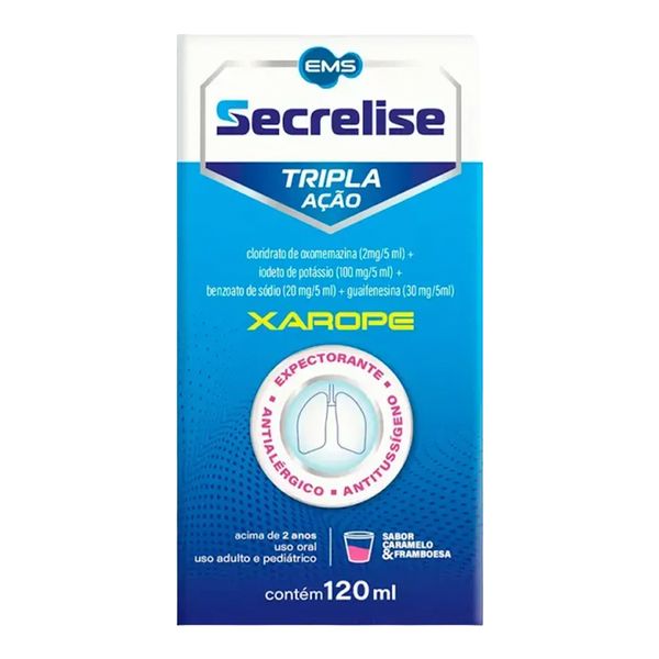 Xarope Expectorante Secrelise 120ml