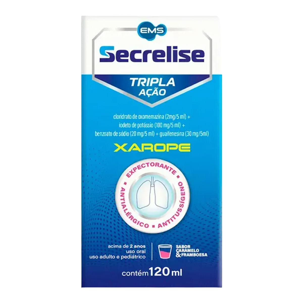 Xarope Expectorante Secrelise 120ml