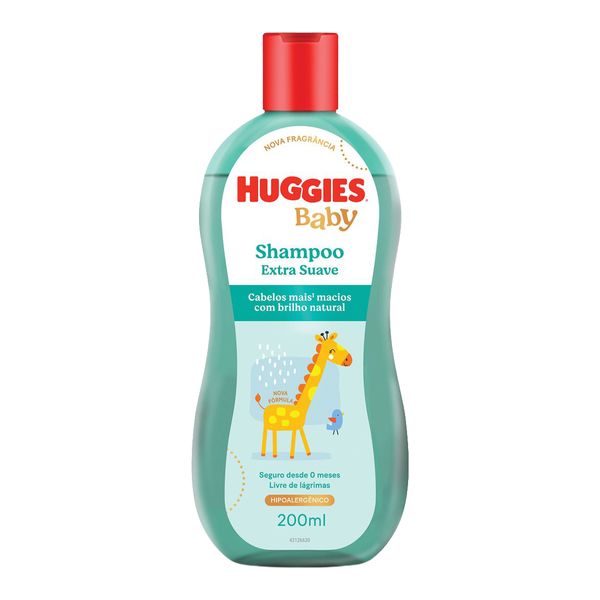 Shampoo Huggies Extra Suave para bebê 200ml