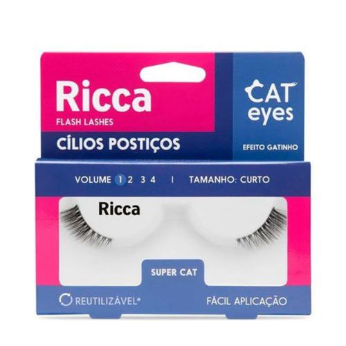 Cílios Ricca Cat Eyes Super Cat