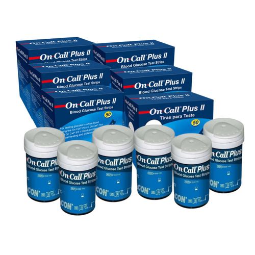 300 Tiras de Glicose On Call Plus II 300 Tiras de Glicose On Call Plus II