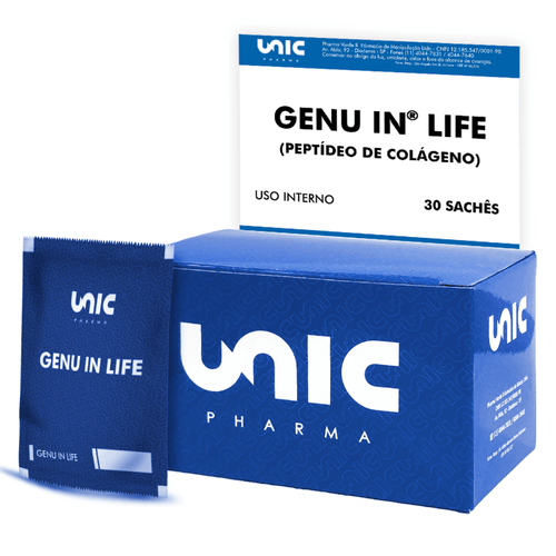 Genu-In Life 30 sachês 5g sabor Laranja Genu-In Life 30 sachês 5g sabor Laranja