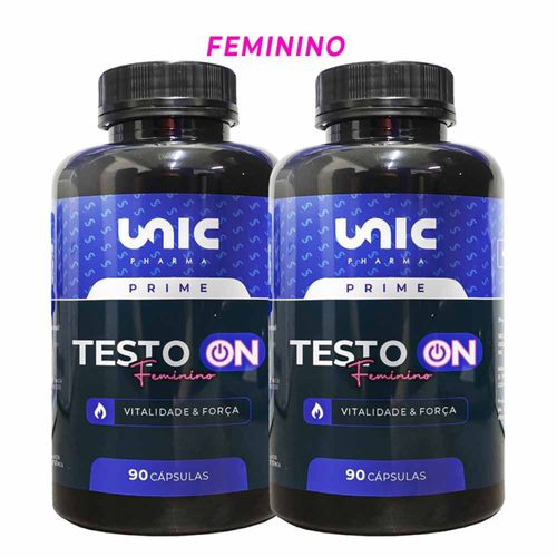 Kit 2 Testo On Feminino 90 Cápsulas Kit 2 Testo On Feminino 90 Cápsulas