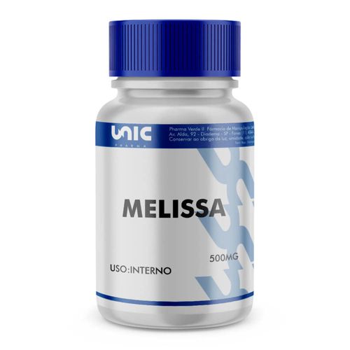 Melissa 500Mg - 60 Cápsulas