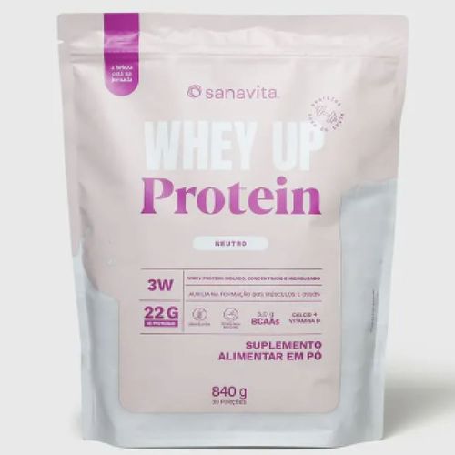 Whey Up Protein 3W Neutro Sanavita 840g Whey Up Protein 3W Neutro Sanavita 840g