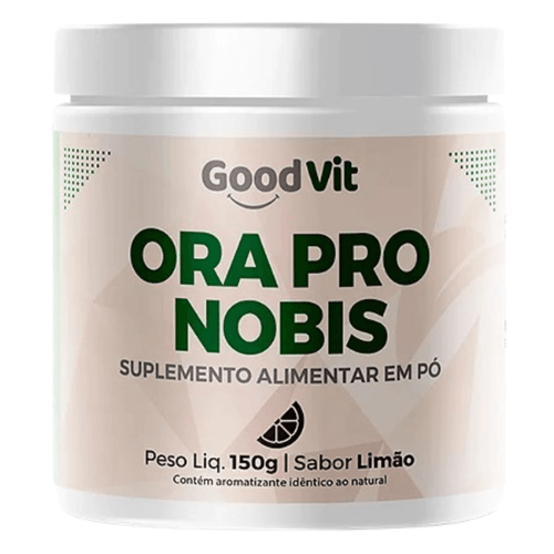 Ora Pro Nobis Pó Proteína Vegana 150g Limão Good Vit Ora Pro Nobis Pó Proteína Vegana 150g Limão Good Vit