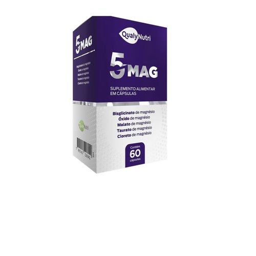 Magnésio 5 Mag Fórmula Completa com 5 Tipos C/60 Cápsulas – QualyNutri Magnésio 5 Mag Fórmula Completa com 5 Tipos C/60 Cápsulas – QualyNutri