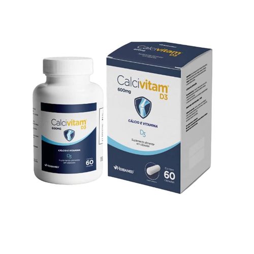 Calcivitam D3  600mg C/60 Cápsulas