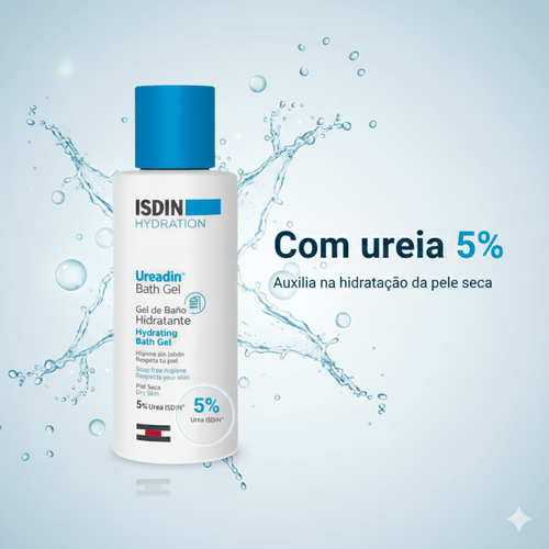 Isdin Ureadin Bath Gel 100ml – Sabonete Líquido Syndet com 5% Ureia para Limpeza Corporal Sem Sabão Isdin Ureadin Bath Gel 100ml – Sabonete Líquido Syndet com 5% Ureia para Limpeza Corporal Sem Sabão