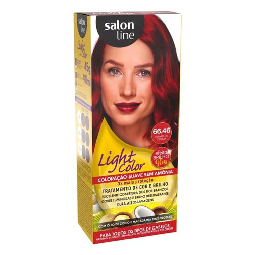 Tintura Salon Line Light Color Cor:66.46 Vermelho Cereja Tintura Salon Line Light Color Cor:66.46 Vermelho Cereja
