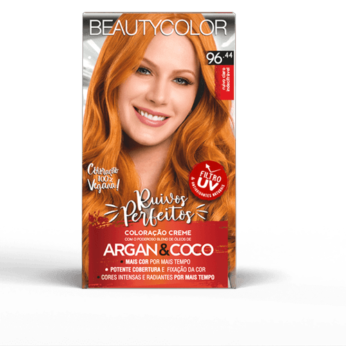 Tintura Beauty Permanente 96.44 Ruivo Claro