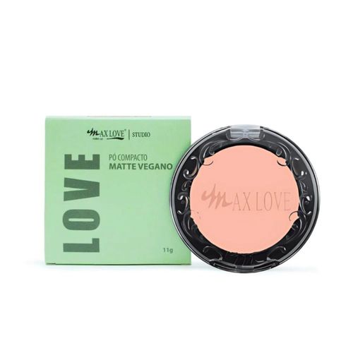 Pó Compacto Matte Vegano Cor: 46 Max Love Pó Compacto Matte Vegano Cor: 46 Max Love