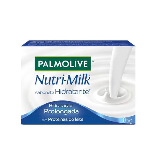 Kit com 3 Unidades de Sabonete Barra Palmolive Nutri-Milk 85g Kit com 3 Unidades de Sabonete Barra Palmolive Nutri-Milk 85g
