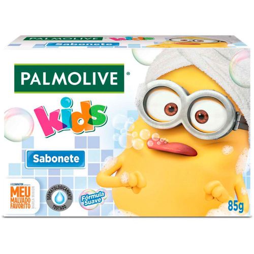 Kit com 3 Unidades de Sabonete em Barra Infantil Mix de Banana Tropical Meu Malvado Favorito Palmolive Kids Caixa 85g Kit com 3 Unidades de Sabonete em Barra Infantil Mix de Banana Tropical Meu Malvado Favorito Palmolive Kids Caixa 85g