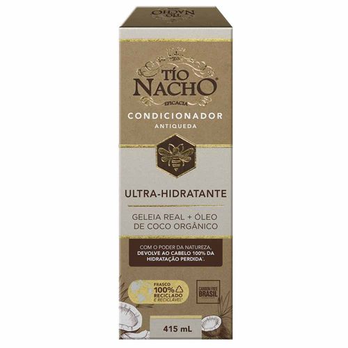 Kit com 3 Unidades de Tio Nacho Condicionador Ultra-Hidratante 415ml