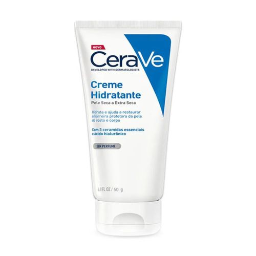 Kit com 3 Unidades de CeraVe Creme Hidratante Corporal Pele Seca e Extra Seca 50g