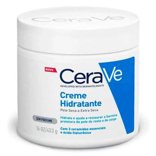 Kit com 3 Unidades de Cerave Creme Hidratante 454g