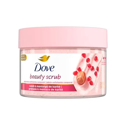 Kit com 2 Unidades de Sabonete Dove Esfoliante Corporal Beauty Scrub E Romã Manteiga De Karité 280g Kit com 2 Unidades de Sabonete Dove Esfoliante Corporal Beauty Scrub E Romã Manteiga De Karité 280g