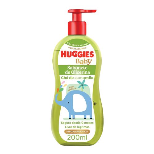 Sabonete Líquido Huggies Camomila Para Recém-Nascidos 200Ml
