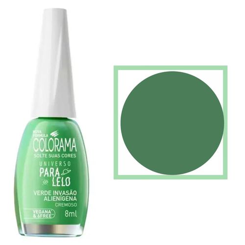 Esmalte Colorama Cremoso Verde Invasão Alienigena