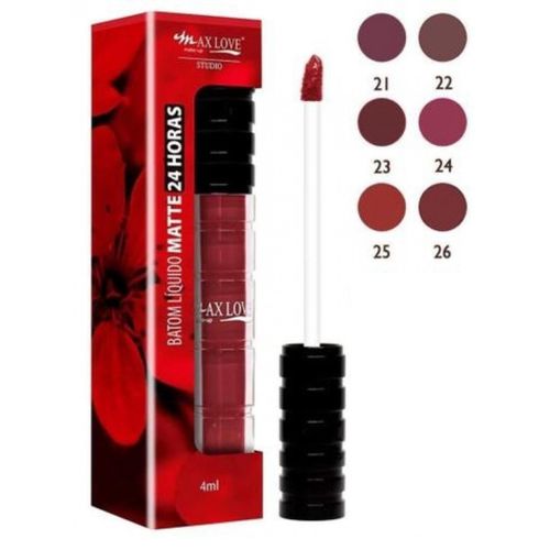 Batom Líquido 24 Horas Matte Cor: 23 Max Love