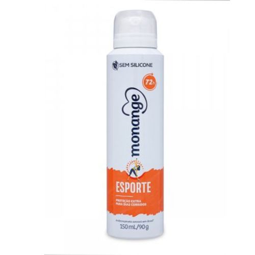 Desodorante Aerosol Monange 90g Antitranspirante Esporte Desodorante Aerosol Monange 90g Antitranspirante Esporte