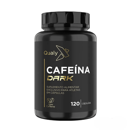 Pré-Treino Cafeína Dark Qualy X 500mg C/120 – Performance e Disposição Imediata