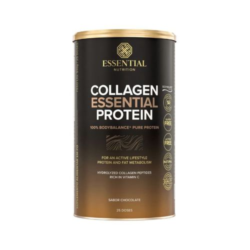 Collagen Protein Chocolate Trufado Essential Nutrition 510g Collagen Protein Chocolate Trufado Essential Nutrition 510g