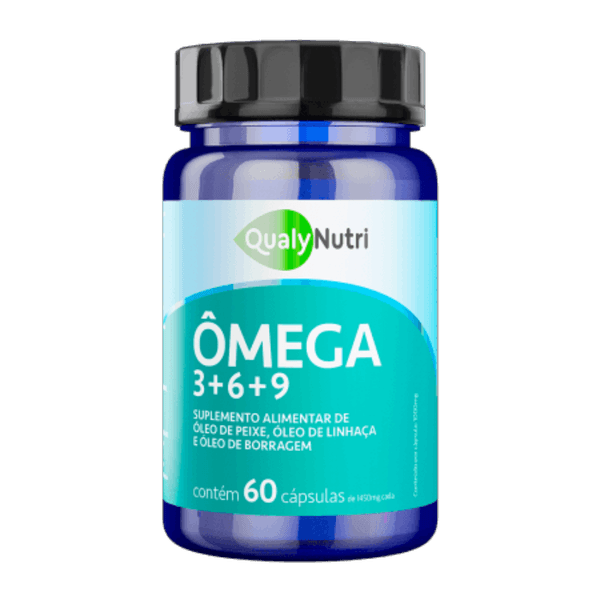 Ômega 3+6+9 1450MG C/60 Cápsulas - QualyNutri