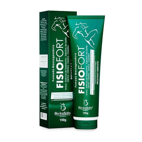 Pomada Massageadora Fisiofort Dor Muscular 150g Bio Instinto Pomada Massageadora Fisiofort Dor Muscular 150g Bio Instinto