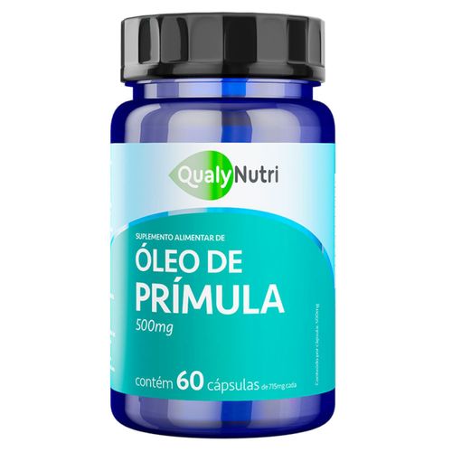 Óleo de Prímula TPM Pele 500mg 60 Cápsulas Qualy Nutri