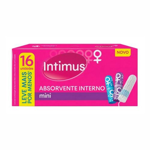 Intimus Absorvente Interno Mini 16 Unidades