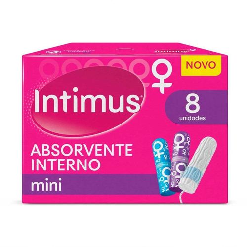 Absorvente Interno Intimus Mini 8 Unidades