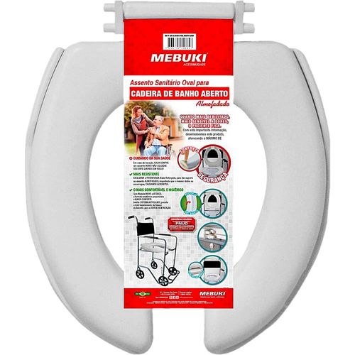 Assento Sanitário Oval para Cadeira de Banho Aberto Almofadado - unidade Assento Sanitário Oval Aberto Almofadado para Cadeira Banho Assento Sanitário Oval para Cadeira de Banho Aberto Almofadado - unidade Assento Sanitário Oval Aberto Almofadado para Cadeira Banho