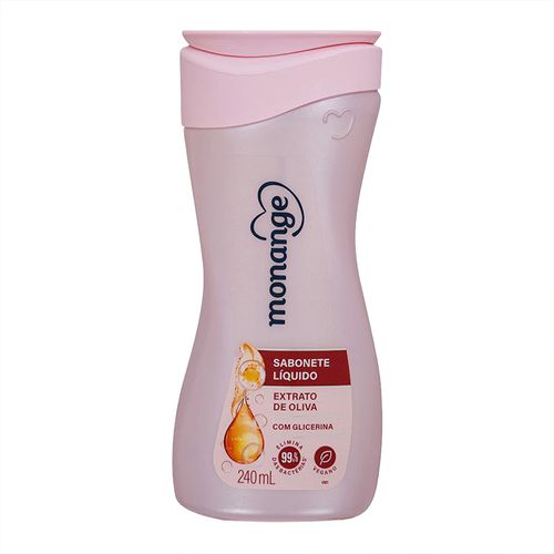 Sabonete Líquido Monange Extrato De Oliva 240Ml