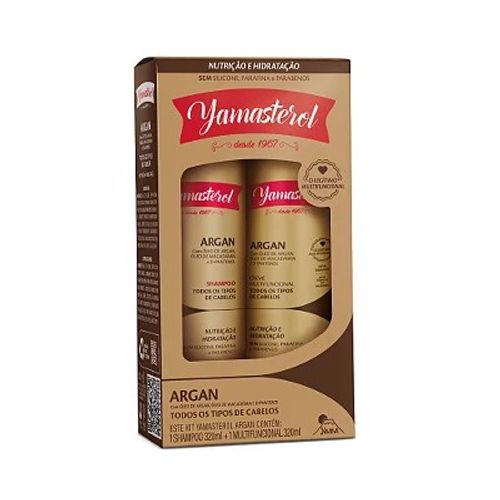 Kit Yamasterol Argan Shampoo e Multifuncional Yamasterol Kit Yamasterol Argan Shampoo e Multifuncional Yamasterol