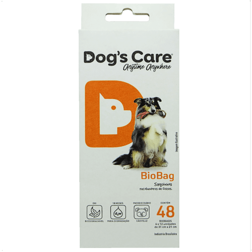 ROLINHO SAQUINHO CATA COCO PET BIOBAG REFIL COM 48 UNIDADES